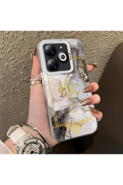 Hontinga حافظة متوافقة مع هاتف Infinix Smart 8/8 Pro، حافظة هاتف صلبة مضادة ل...