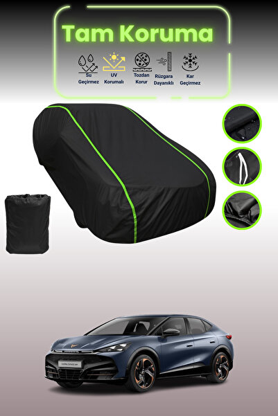 Dokaca Neo غطاء حماية للسيارة من القماش الأسود المتوافق مع نيون قماش مجدّل كو...