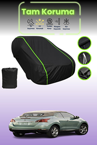 Dokaca Neo غطاء حماية من القماش للسيارة باللون الأسود النيون قماش مجدّل نيسان...