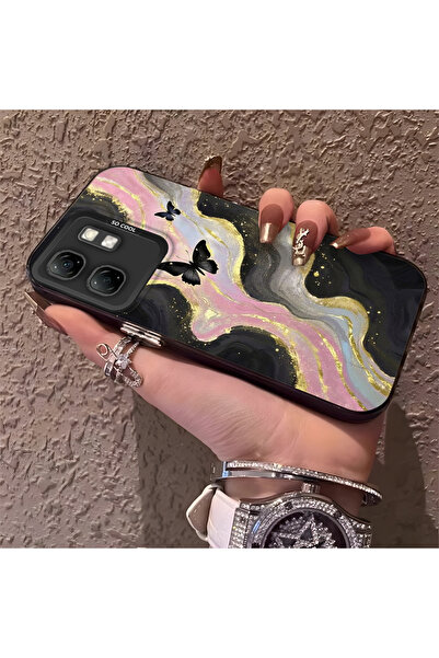 Hontinga حافظة هاتف متوافقة مع Infinix Smart 9، حماية للكاميرا، ظهر صلب مضاد ...