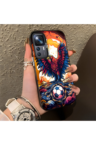 Hontinga حافظة متوافقة مع هاتف Xiaomi Mi 12T، حافظة هاتف صلبة مضادة للسقوط، ن...