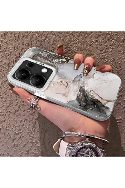 Hontinga حافظة هاتف Xiaomi Poco M6 Pro 4G المتوافقة مع حماية الكاميرا، خلفية ...