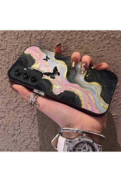 Hontinga حافظة هاتف متوافقة مع سامسونج جالاكسي A15، حماية للكاميرا، ظهر صلب م...