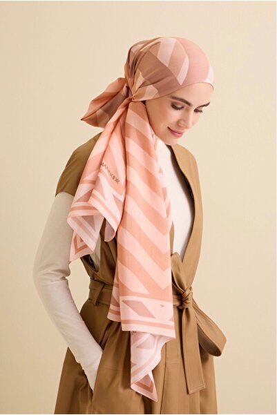 Imannoor Çizgi Noor Floş Viskon Şal