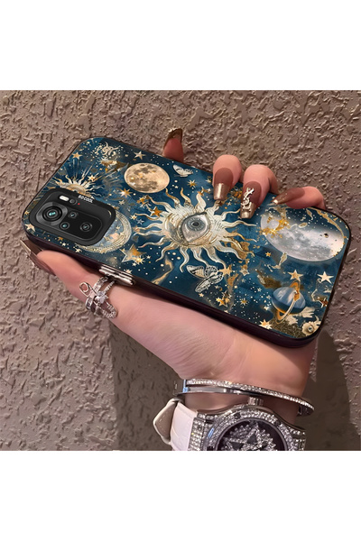 Hontinga حافظة هاتف متوافقة مع هاتف Xiaomi Redmi Note 10، غطاء خلفي صلب مضاد ...