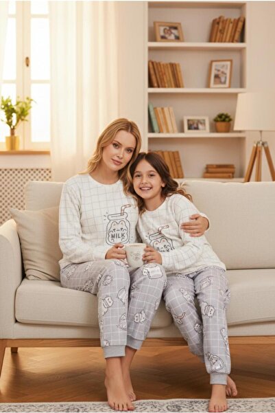 MORRO Velvet Mother Daughter Matching Pajamas Set