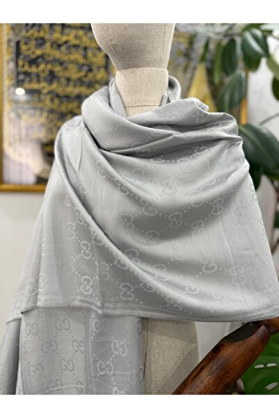 GÜMRÜKÇÜ Silver Grey Premium Quality Imported Cashmere Silk
