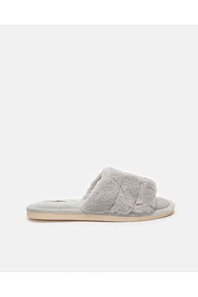REDTAG Women Grey Textured Slipper