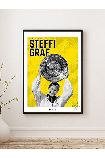 Pixaflair - Steffi Graf - Tenis - Çerçevesiz Poster