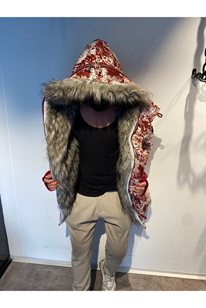 OPEN MAN Dağ Desenli Mont