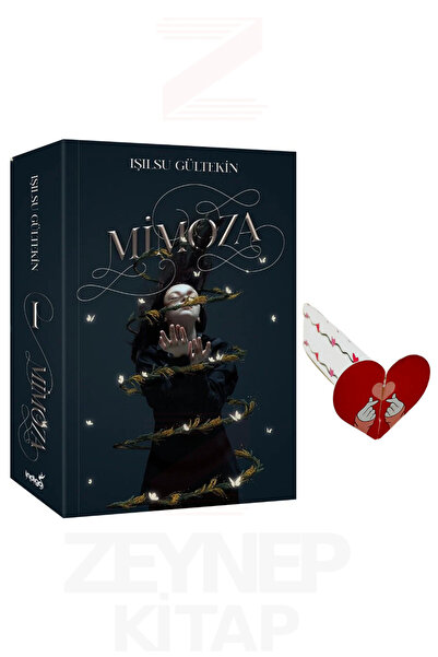 İndigo Kitap Mimoza - Işılsu Gültekin (KARTONKAPAK) Özel Tasarım Kalp Ayraç H...