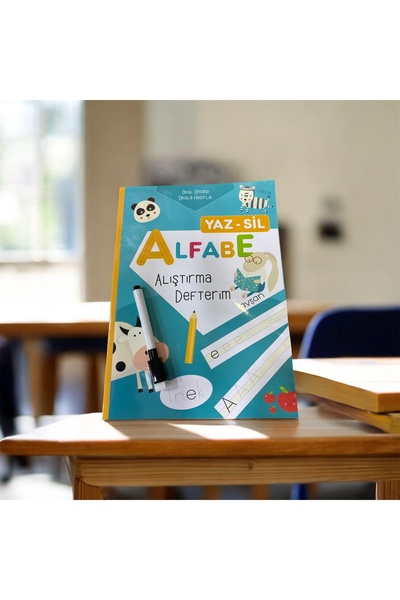 arteca YAZ SİL ALFABE KALEM HEDİYELİ