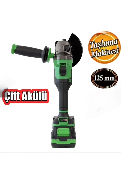 Hais Pro JM-125A Profesyonel Akülü Taşlama Makinası 21 V 4.0 Ah Çift Akülü