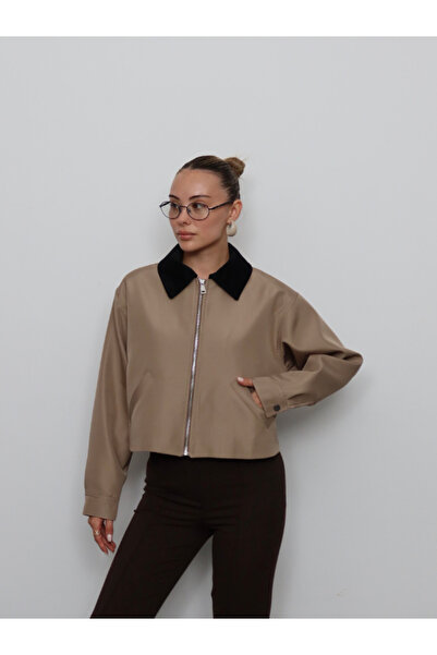 thelowely KADİFE YAKALI BONDİT CEKET