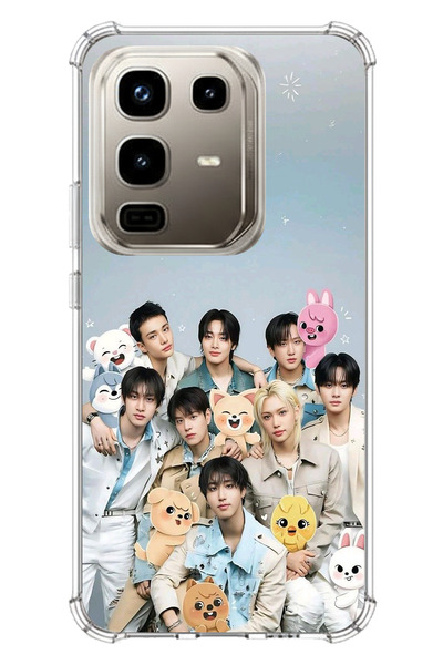 TechTree حافظة سيليكون متوافقة مع Infinix Note 50 PRO متوافقة مع مجموعة K-Pop...