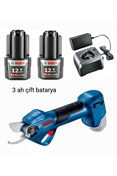 Bosch Pro Pruner Professional 12 V 3 Ah Çift Akülü Bahçe Makası