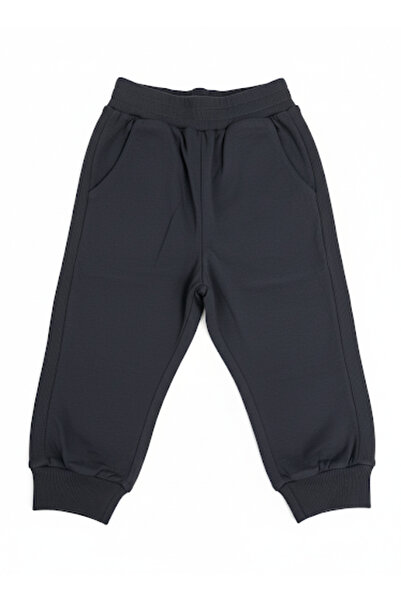 blumi kids Ribbed Striped Sweatpants – Anthracite