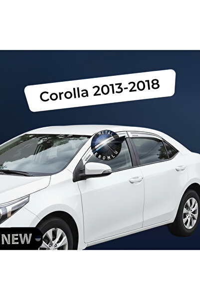 SUNPLEX Paslanmaz Krom Akrilik Cam Rüzgarlığı Toyota Corolla 13-18 CHR-1-025-003