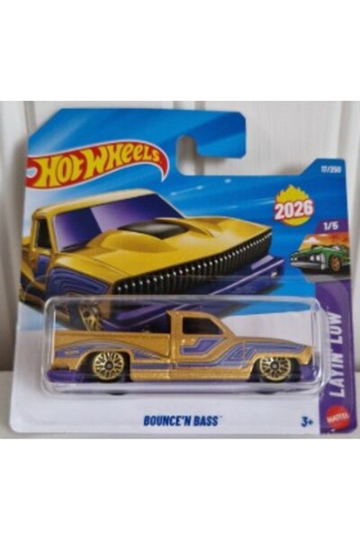 HOT WHEELS Tekli Arabalar Bounce'n Bass JJH32 (Layin' Low)