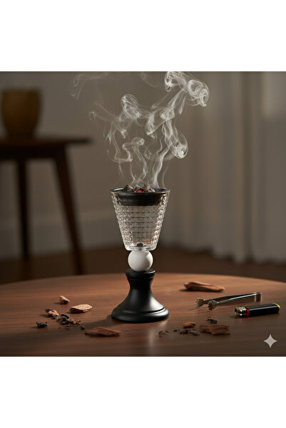 casa rosa Modern design glass incense burner