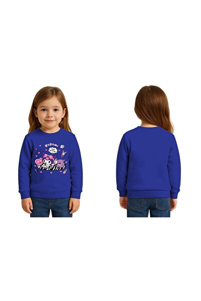 SEDİRLİ Unisex Kuromi με τύπωμα Παιδικό φούτερ με 3 κλωστές με ανάγλυφο