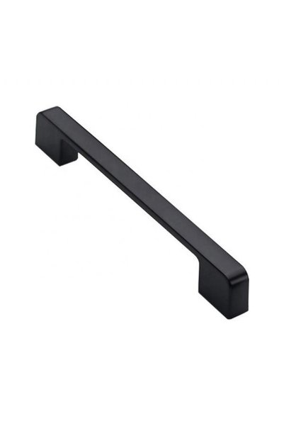 almital mobilya aksesuarları furniture accessories 5 قطع من مقابض فيجو السوداء مقاس 128 مم من الفولاذ المقاوم للصدأ (الأثاث، مقبض الخزانة، موديل المقبض)