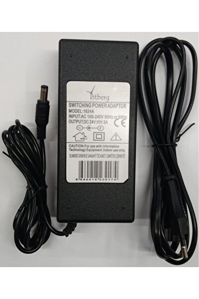 Mykablo 24 Volt 3 Amper DC Adaptör 5.5x2.5 mm Uçlu