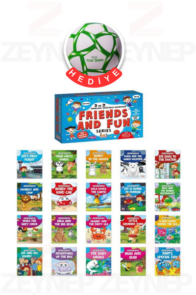 Bıcırık Yayınları 2. ve 3. Sınıflara İngilizce Hikayeler (Futbol Topu Hediye)