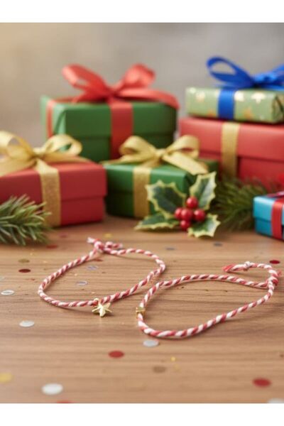 URUMDAY Marteniçka Yellow Beaded New Year's Luck Bracelet (Pack of 2)