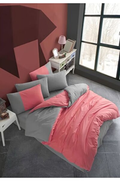 Hobby غطاء لحاف من قماش البوبلين بحجم كينج، تصميم الماس كورال