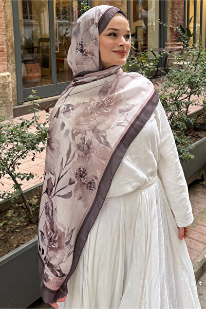 CUOCA LOUNGE Floral Çiçek Desenli Soft Pamuk Şal