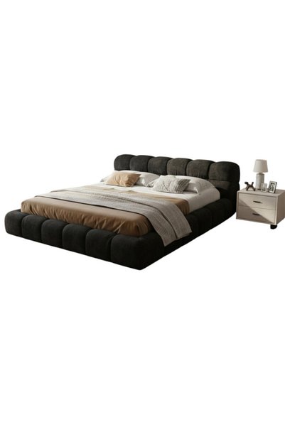 homejoyz | Bed Swedish Wood Chanel Modern - Black