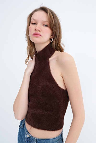 Addax Soft Textured Knitwear Blouse A3539