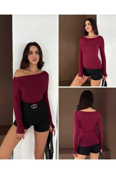 LAVRE Finger-Placemented Boat Neck Modal Fabric Soft Body