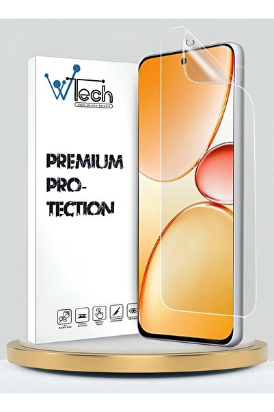 Wtech Realme C85 Pro 4G 2025 غشاء هيدروجيل فاخر رقيق ومرن وشفاف