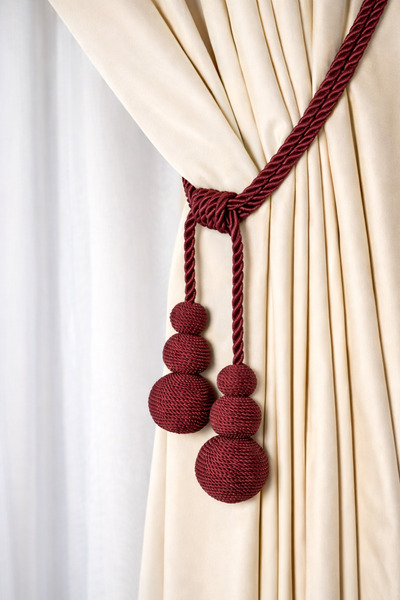 MEFAKS TEKSTİL Three-Ball Decorative Curtain Braçol – Stylish Curtain Arm Tie...