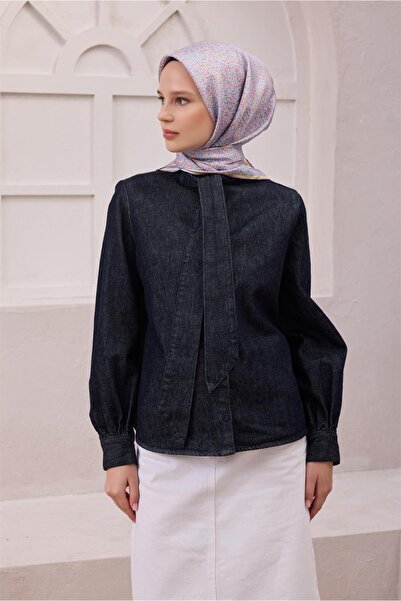 Belli Eșarfă de mătase cu imprimeu leopard 4208D (Twill) LILA - 86