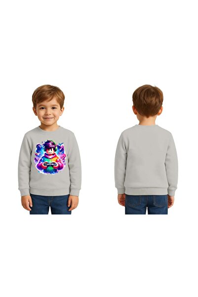 SEDİRLİ Unisex roblox cu imprimeu Copii Swae tricou 3 fire cu borduri