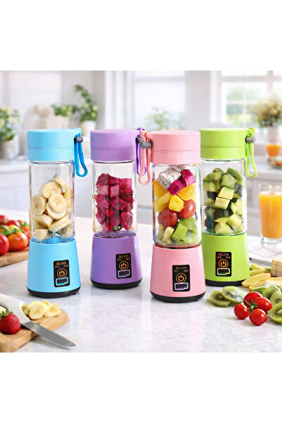 COCEM 380 ML Taşınabilir USB Şarjlı Blender – Kişisel Smoothie Meyve Karıştır...