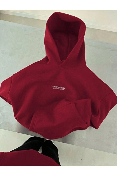 Flaubert -Unisex Hoodie Printed 7 Sweat Quality 3 Thread Fabric Modern Oversi...