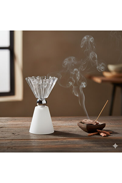 casa rosa Modern design glass incense burner