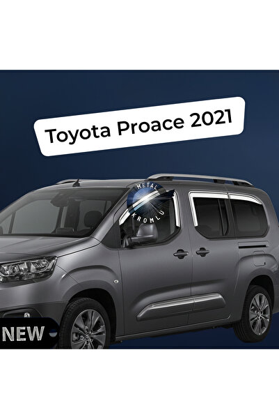 SUNPLEX Paslanmaz Krom Akrilik Cam Rüzgarlığı Toyota Proace City 2021 sonrası...