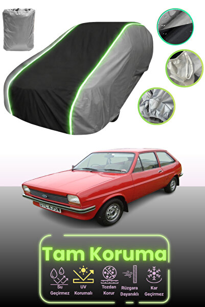 Dokaca Neo غطاء حماية للسيارة باللون الرمادي والأسود والرمادي النيون قماش مجد...