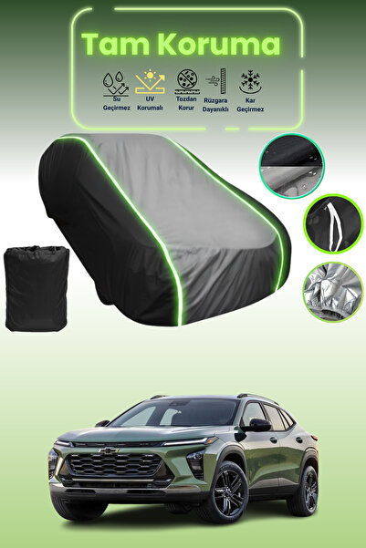 Dokaca Neo غطاء حماية متوافق مع سيارة شيفروليه تراكر قماش مجدّل باللون الأسود...