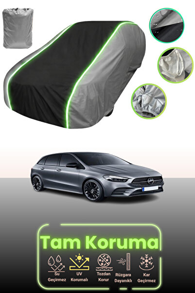 Dokaca Neo غطاء حماية للسيارة باللون الرمادي والأسود والرمادي النيون قماش مجد...