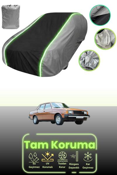 Dokaca Neo غطاء حماية للسيارة باللون الرمادي والأسود والرمادي النيون قماش مجد...