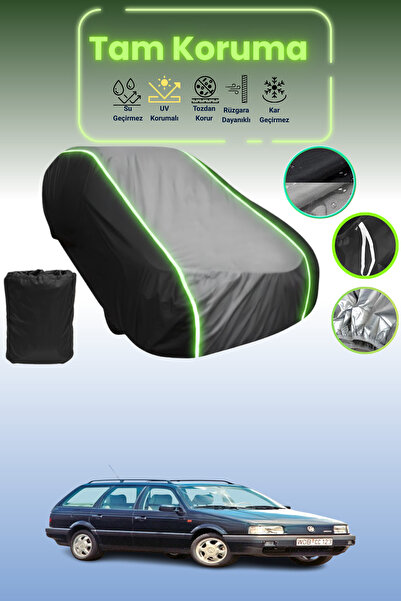 Dokaca Neo Black_Grey_Black Neon Corded Fabric Volkswagen Passat Variant 1988...