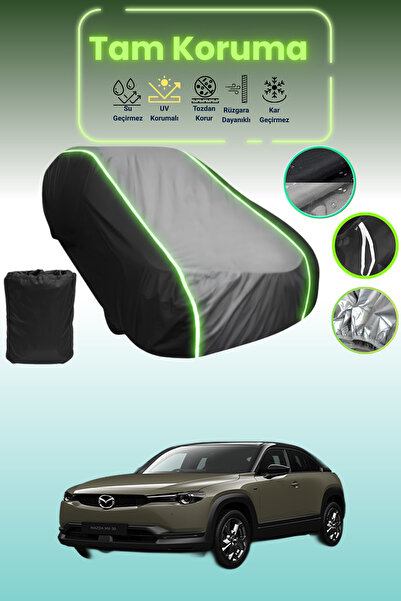 Dokaca Neo غطاء حماية متوافق مع سيارة مازدا MX-30 باللون الأسود_الرمادي_الأسو...