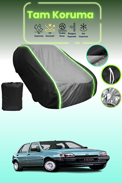 Dokaca Neo غطاء حماية متوافق مع سيارة فورد فييستا ذات قماش مجدّل أبواب من 198...
