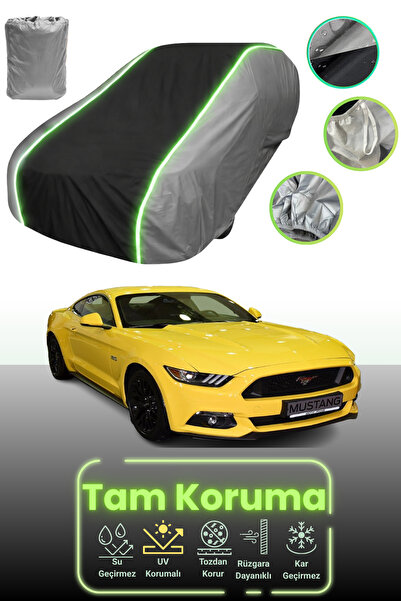 Dokaca Neo غطاء حماية للسيارة باللون الرمادي والأسود والرمادي النيون قماش مجد...